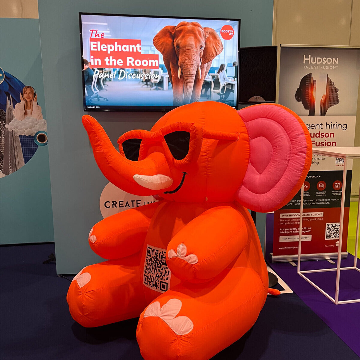 Hudson RPO / Scotty AI booth at CIPD Festival of Work 2025, ExCeL London